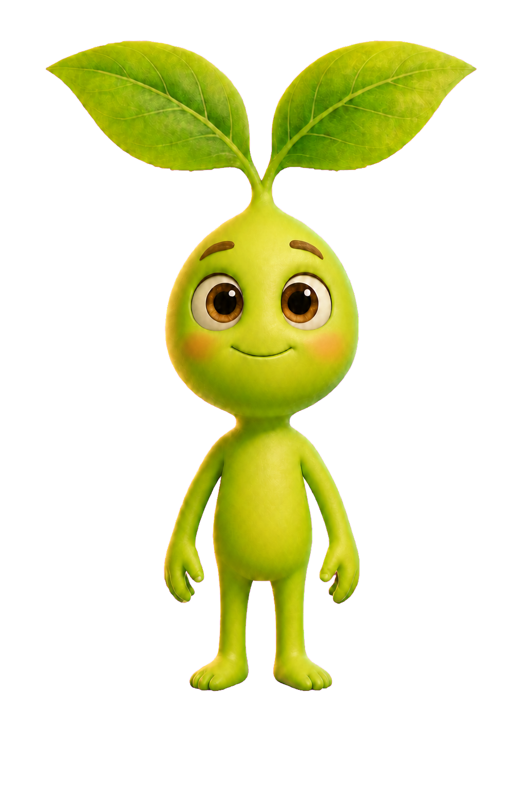 Sprout, the cheerful green Little Sprouts guide
